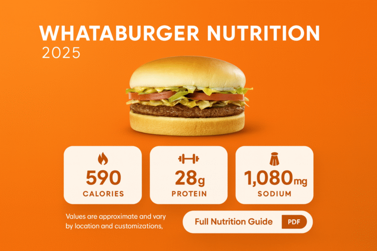 Whataburger Nutrition 1