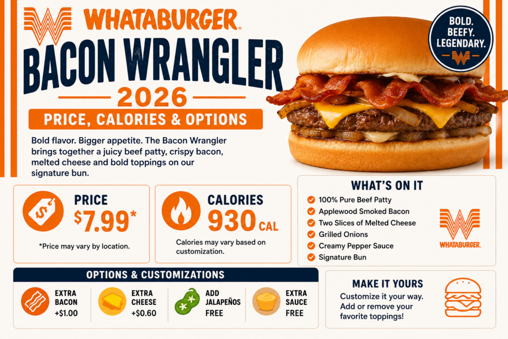 Whataburger Bacon Wrangler 2026